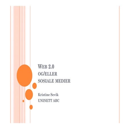 Web 2.0 i forvaltningen