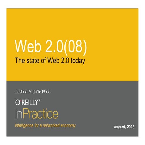 The State of Web 2.0 today