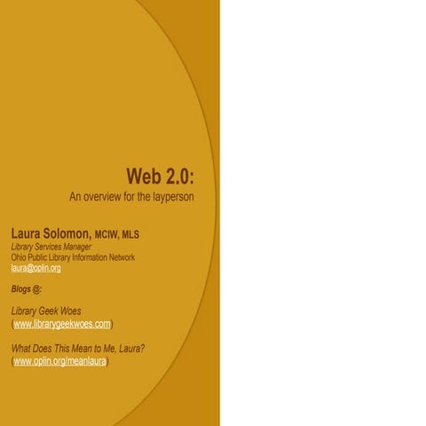 Web 2.0 for the Layperson