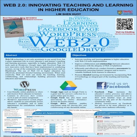 Web 2.0 A1 Poster for IIDeL2014