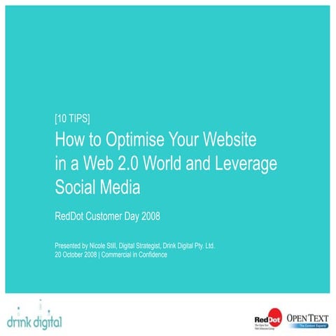10 Tips: How to Optimise Your Website in a Web 2.0 World