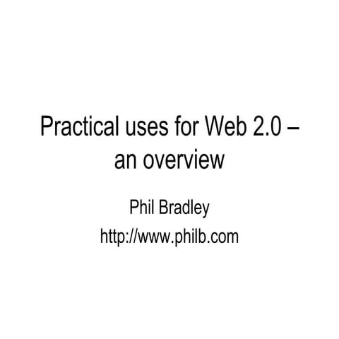 Web 2.0 Tools