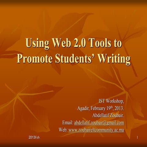 Web 2 tools for writing 