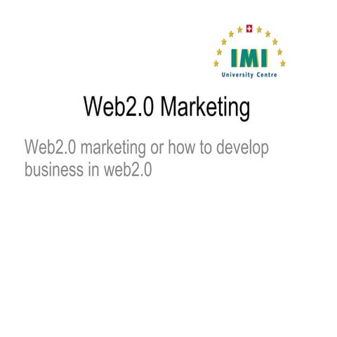 Web 2 Zero marketing