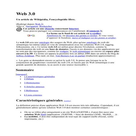 Le Web3.0 | PPTX