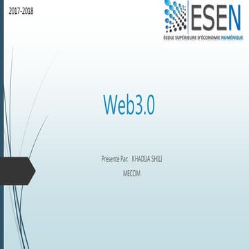 Le Web3.0 | PPTX