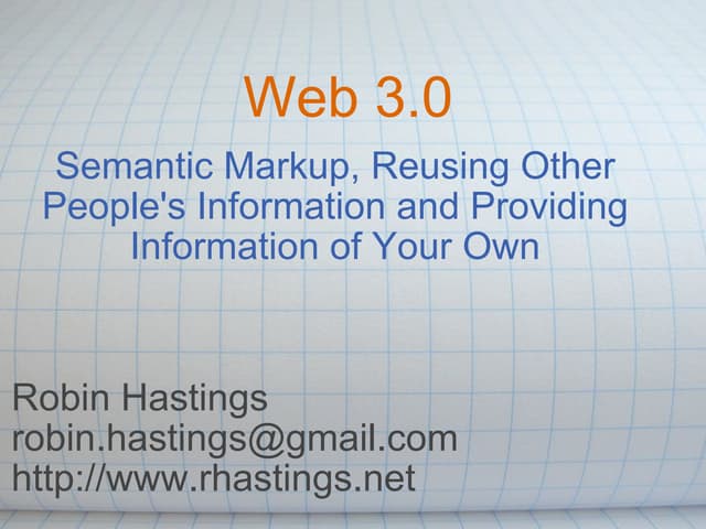 Web 3 0