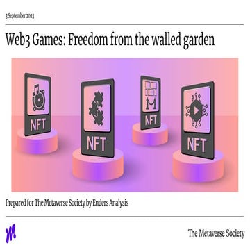 Experience the Future of the Web3 Gaming Trend | PDF