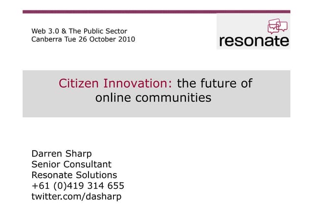 Web 3.0 & The Public Sector