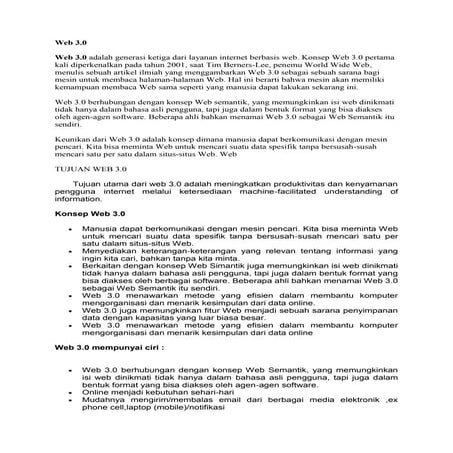 rangkuman pemograman web 3.0