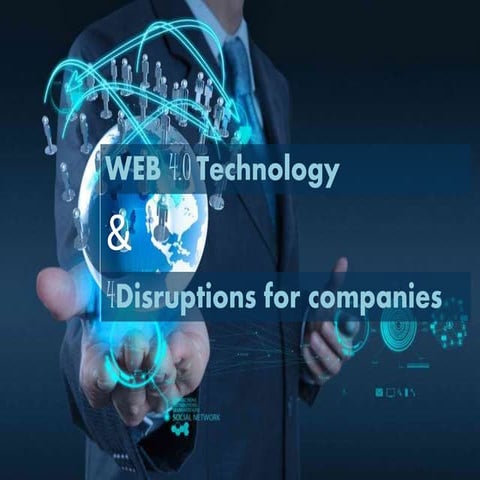 Web4.0 Technology & 4Disruptions for Companies !!