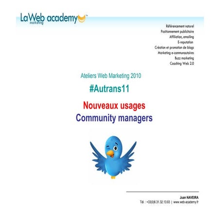 Web academy - Ateliers #Autrans11