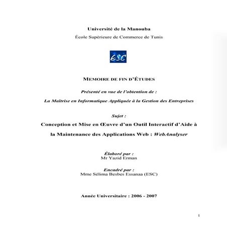 Yazeed Erman Graduation Project for Bachelor in CS: Web analyser