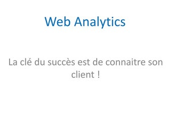 Web analytics