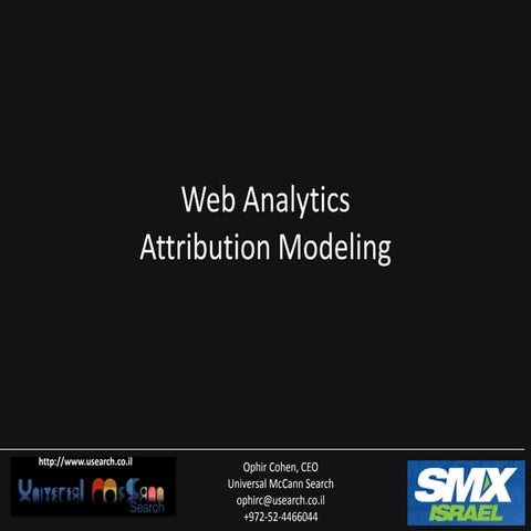 Web Analytics Attribution