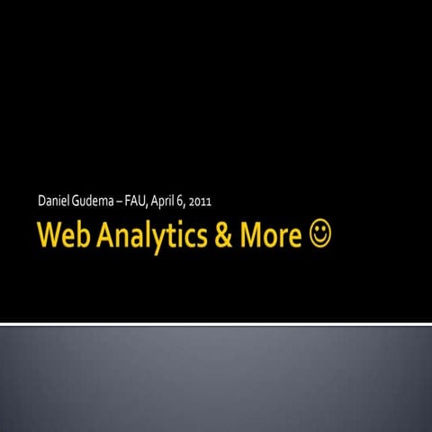 Web analytics & more