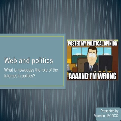 Web and politics