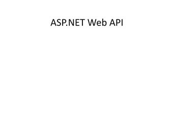 Web api