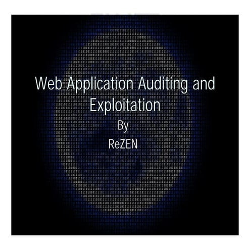 Web App Audit Ppt