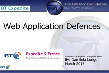 Web Application Defences