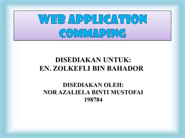 Web application 2_