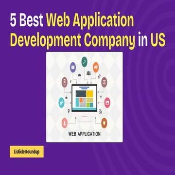 Top Web Application Development Companies in the United States