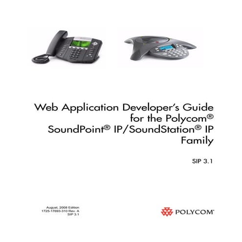 Web application developers_guide_sip_polycom