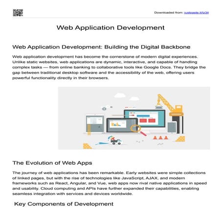 Web Application | PPTX