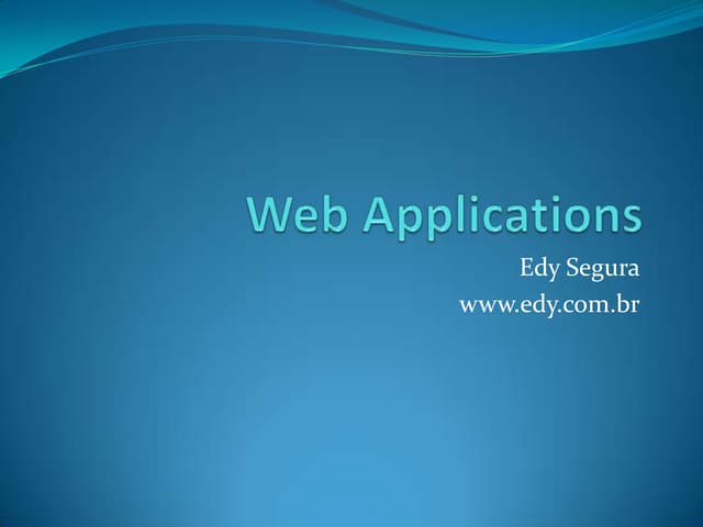 Web applications