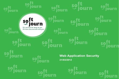 Web application security (eng)