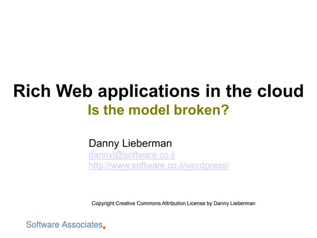 Web application security in the cloud