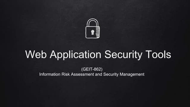Web application Security tools