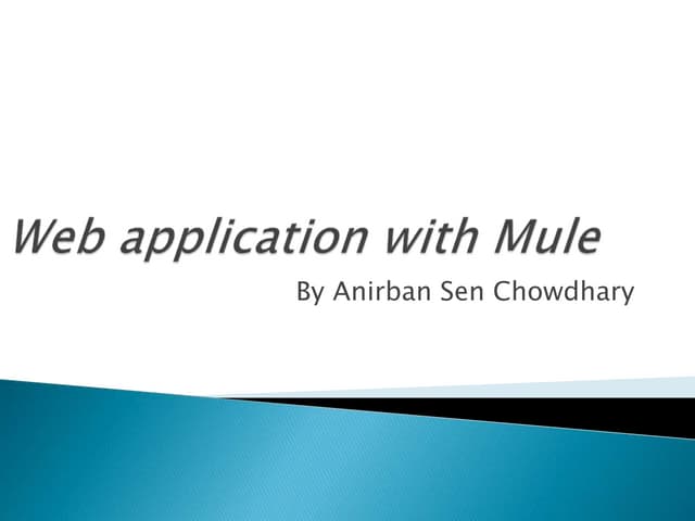 Web application with mule