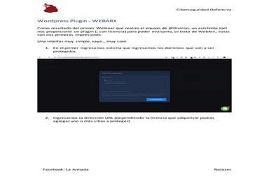 Comentarios acerca de WebArx - Plugin de seguridad para Wodoress