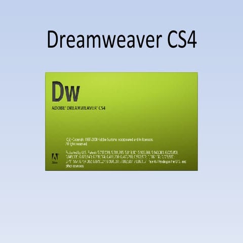 Dreamweaver & Me PPT