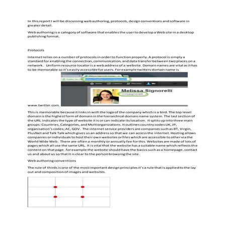 Web authoring conventions