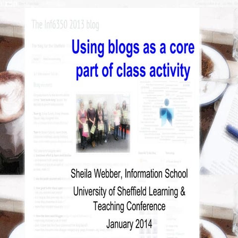 Using blogs as a core part of class activity
