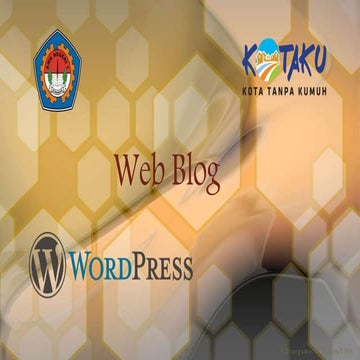 Web blog dengan wordpress
