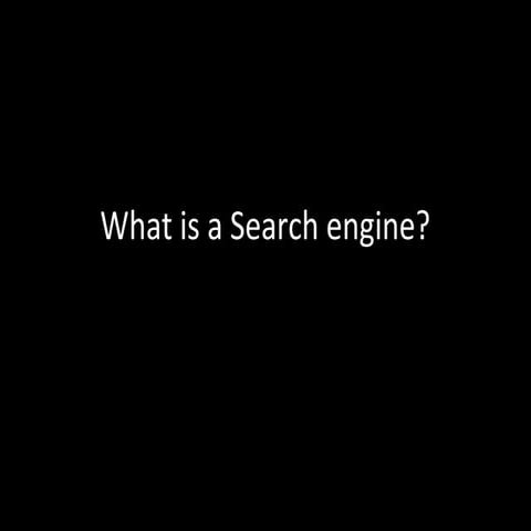 Search Engine History