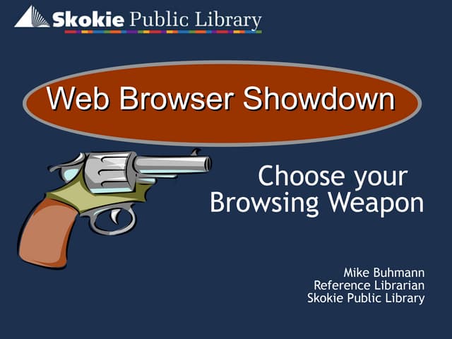 Web browser showdown