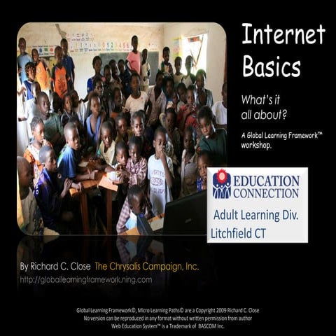Web building  basics global learning framework theory copyright richard close