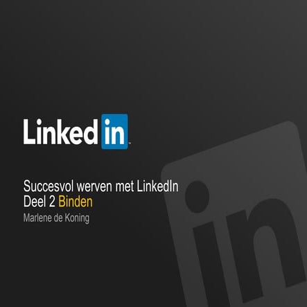 Webcast serie deel 2 - Hoe bind je talent aan jouw werkgeversmerk