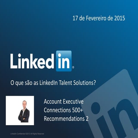 Webcast o que são as linked in talent solutions