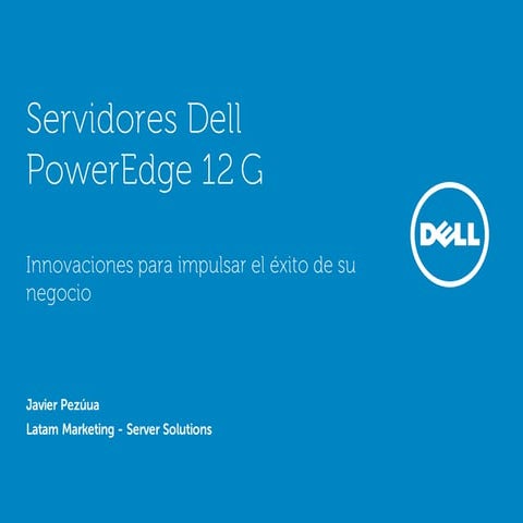 Servidores Dell PowerEdge 12G
