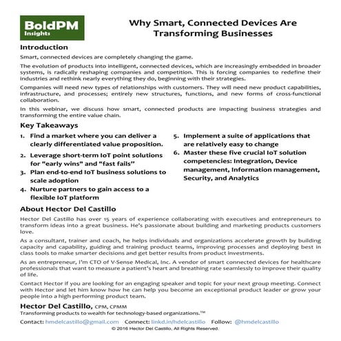 BoldPM Insights Summary: Why Smart, Connected Devices Are Transforming Busine...