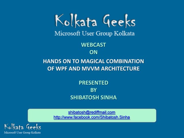 The Magic of WPF & MVVM