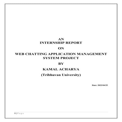 Web chatting application project report management system.pdf