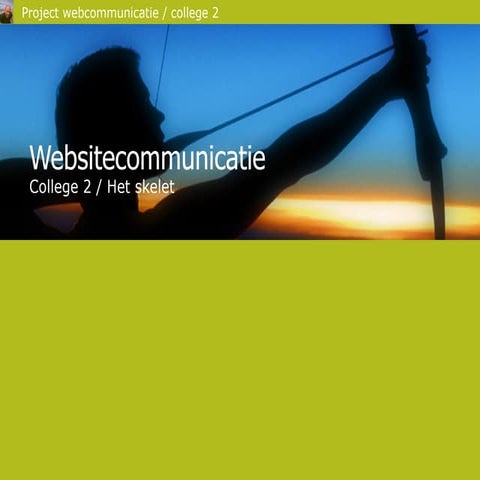 Webcommunicatie / college 2
