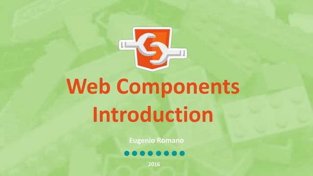 Web components Introduction