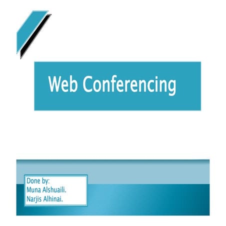 Web conferencing